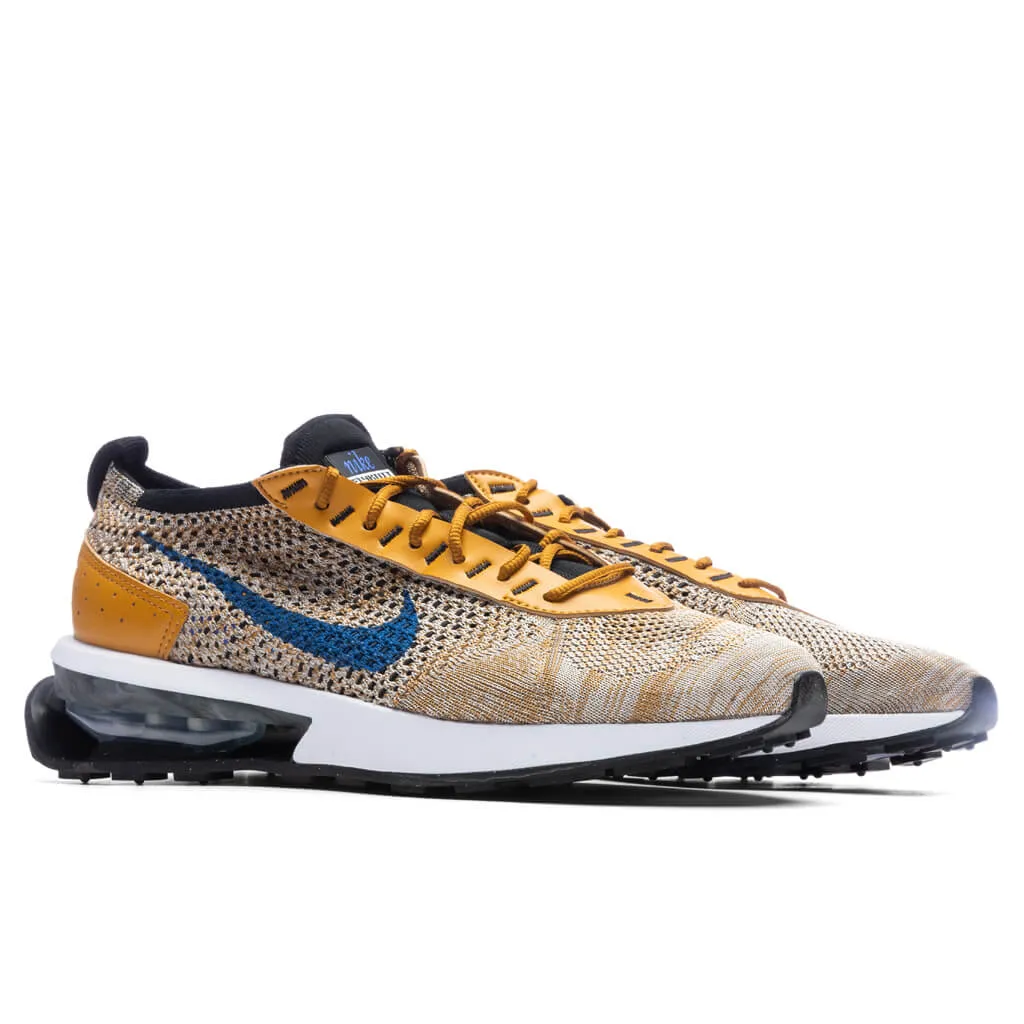 Air Max Flyknit Racer - Elemental Gold/Hyper Royal/Gold Suede