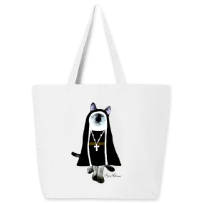 Anne Williams Art- Nun Cat Tote