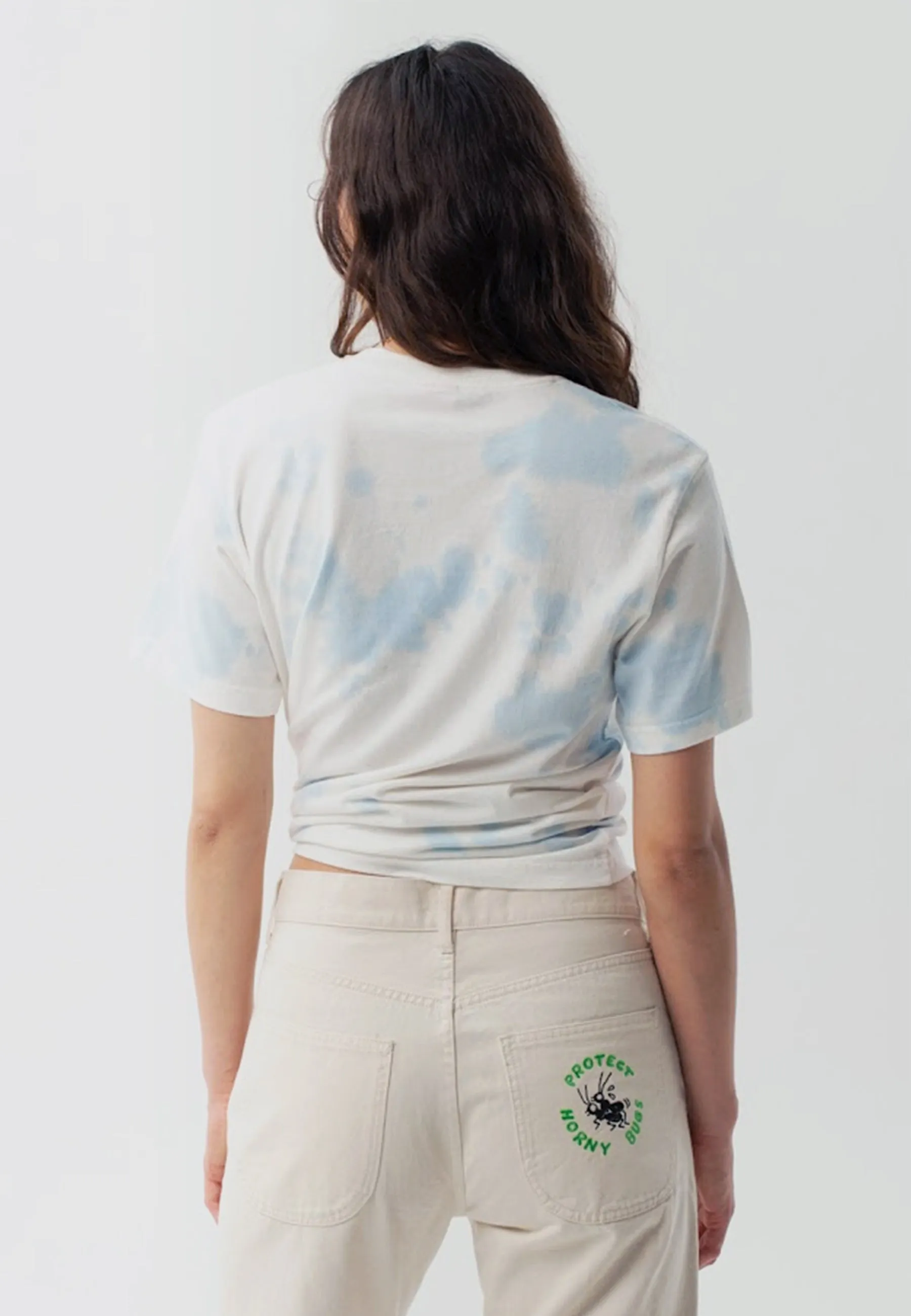 Baise Sur La Plage T-Shirt - blue tie dye