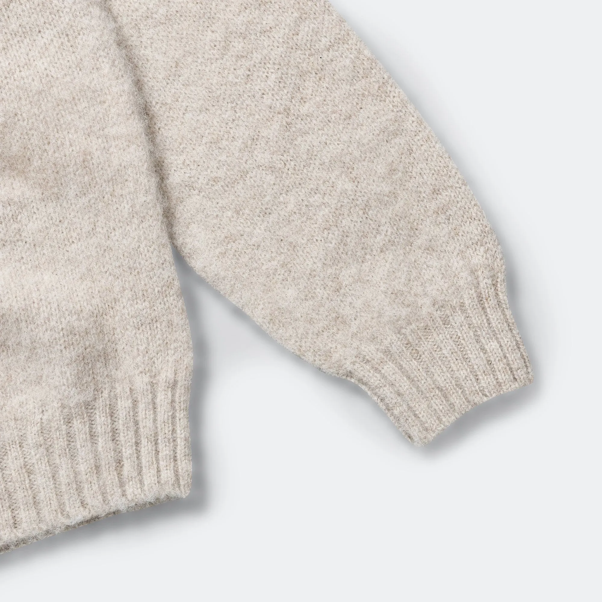 Birnir Brushed Lambswool Sweater - Oatmeal