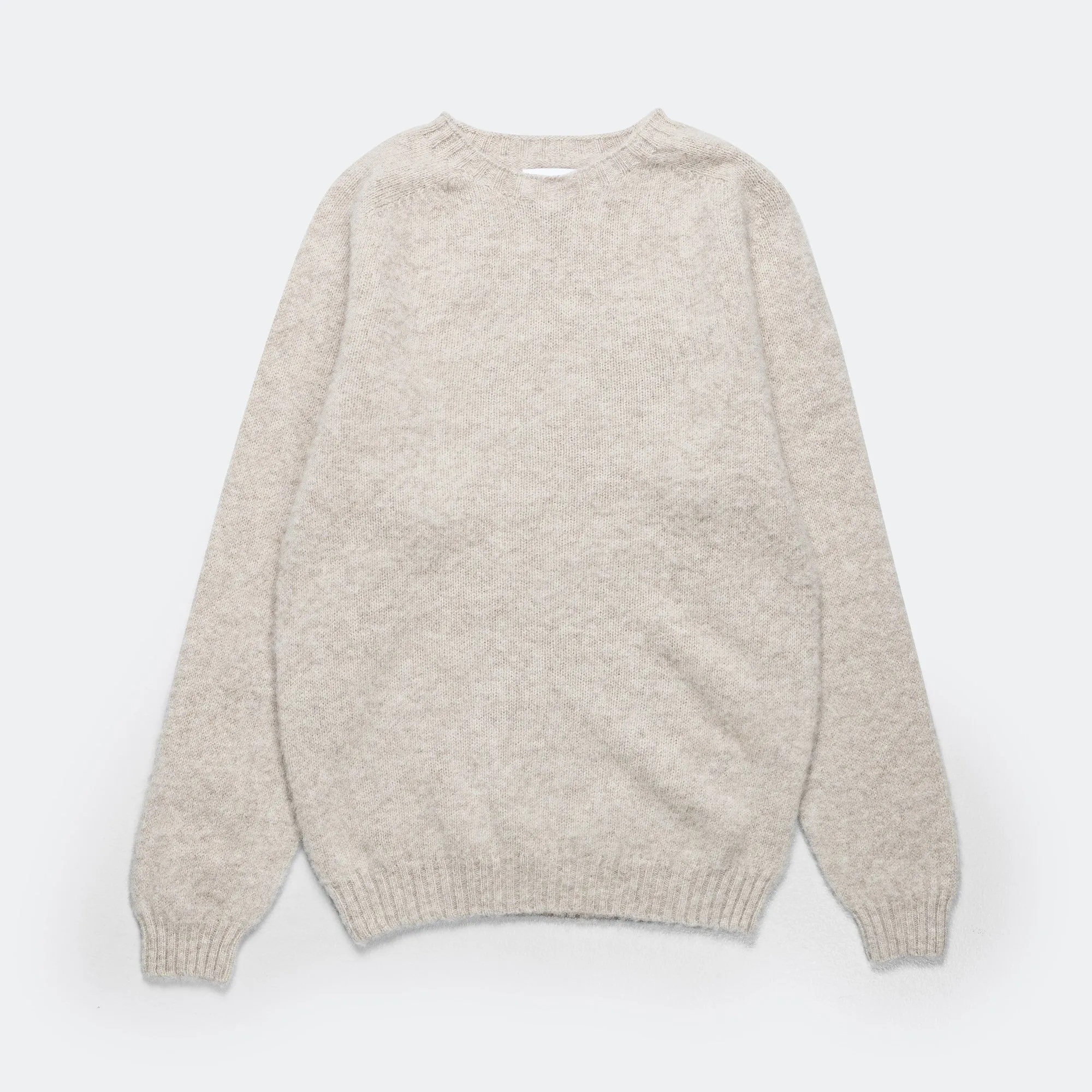 Birnir Brushed Lambswool Sweater - Oatmeal