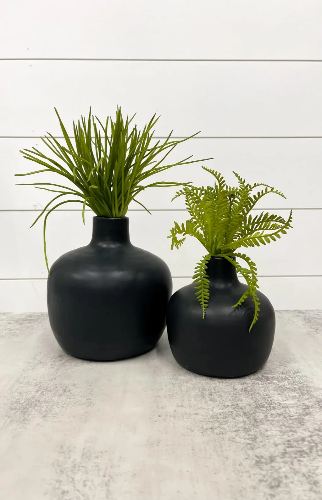 Black Matte Vase