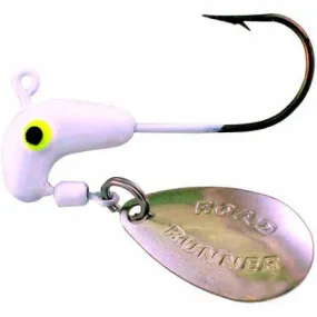 Blakemore Road Runner 1/16-Ounce White Underspin Fishing Jig.