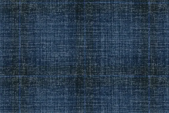 Blue Check 55% Wool 45% Silk (Ref-880115)