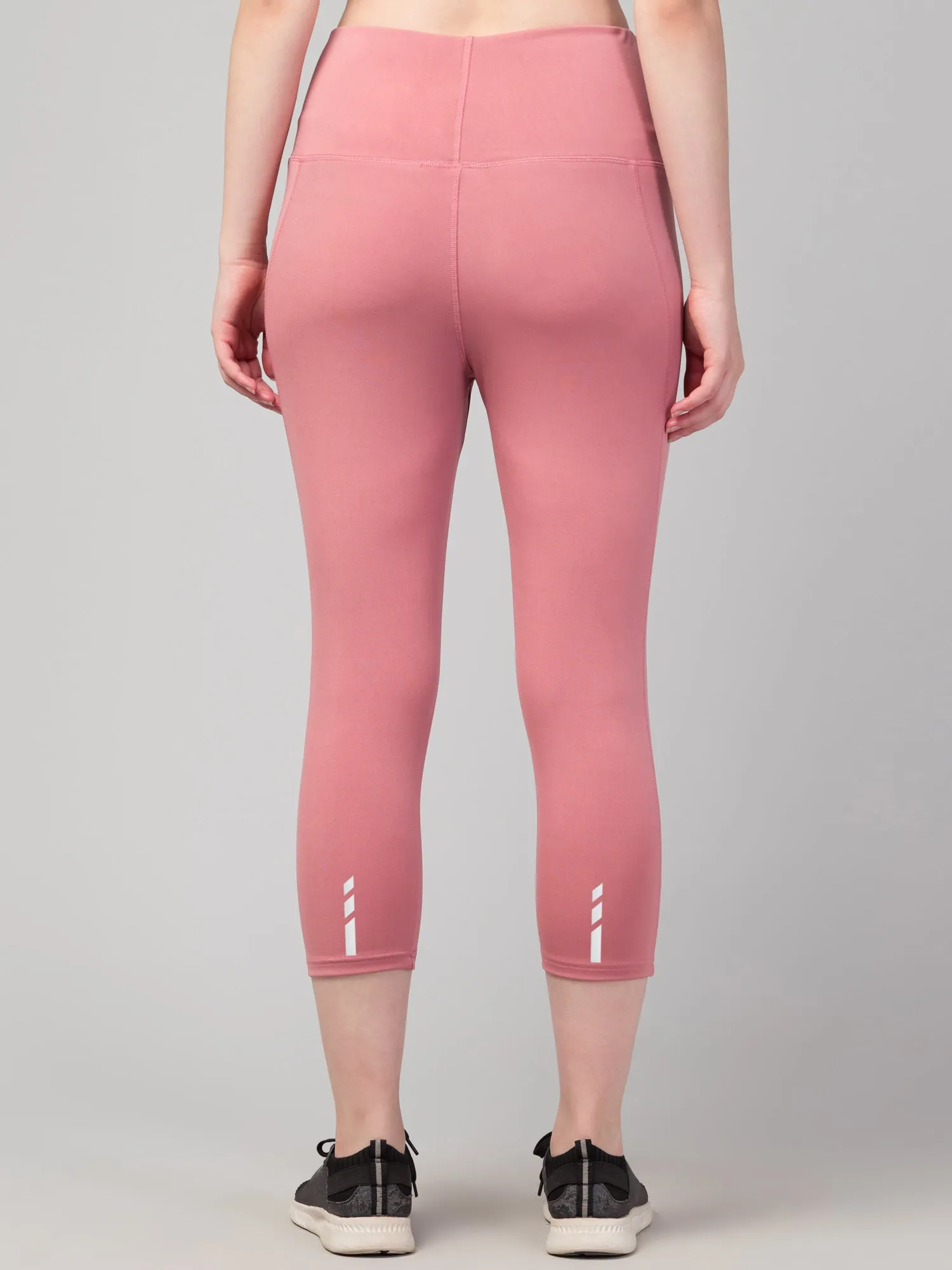 Blushing Rose Knee-Length Leggings