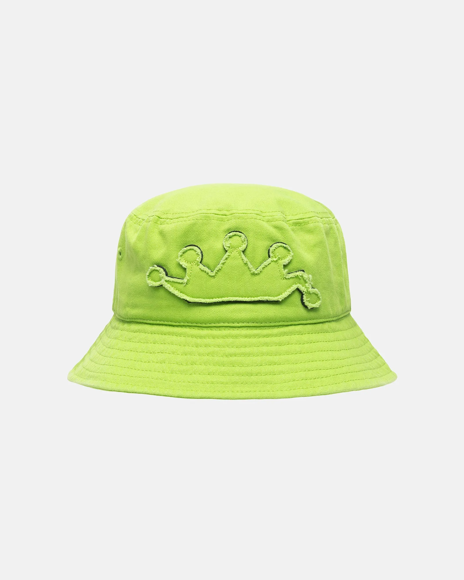 BUCKET HAT CROWN APPLIQUE