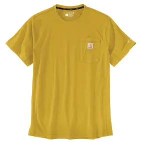 Carhartt Men's Force® Relaxed Fit Midweight Short Sleeve Pocket Tee_Yellow Curry