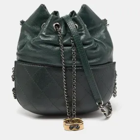 Chanel Quilted Leather Small Gabrielle Bucket Bag