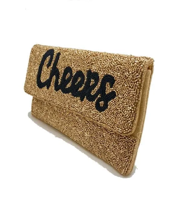 Cheers Beaded Clutch