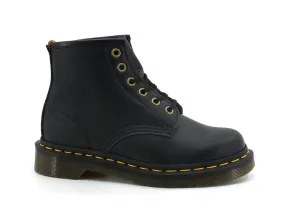 DR. MARTENS Vegan Felix Rub Off 6 Eyes Anfibio Black 101-VEGAN-23984001