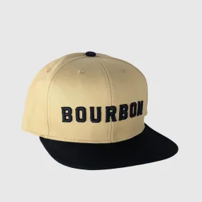 Dragon's Milk Bourbon Tan & Black Flatbill Hat