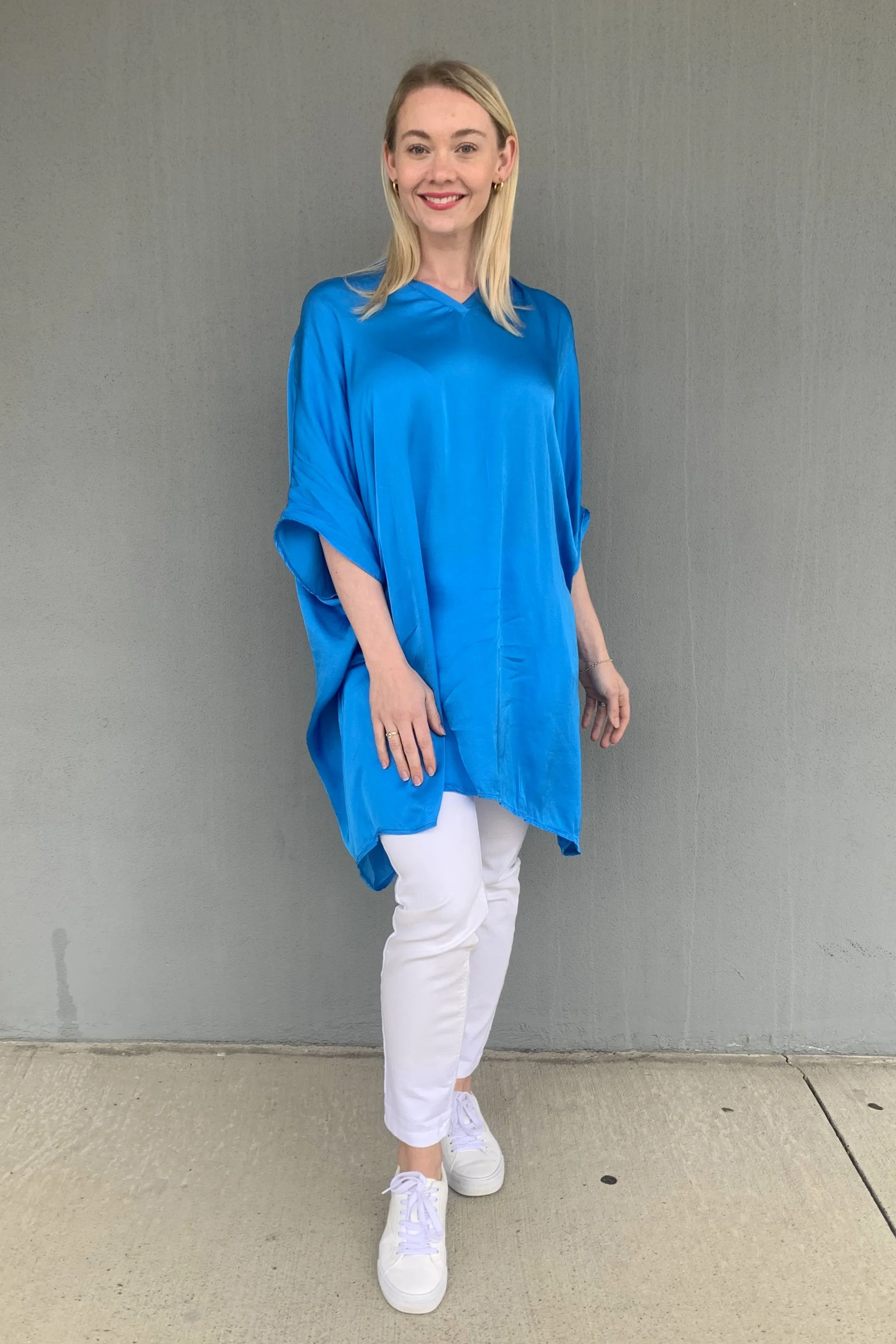 FRNCH - FI24-29 Satin Tie Tunic