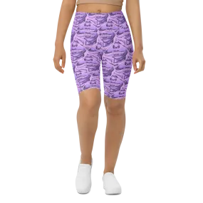 HeroicU Biker Shorts with Taboo Crypto Purple Passion Color