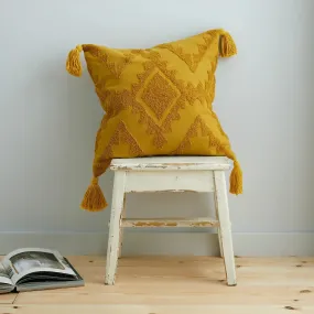 Imani Tufted 45x45cm Cushion Ochre