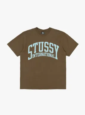 International Pid. Dyed T-shirt Brown