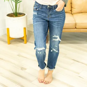 Judy Blue Thermal Patch Jeans FINAL SALE