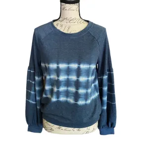 Knox Rose Blue Tie Dye Sweater Size Small NWOT