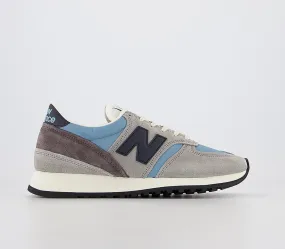 Mens New Balance 730 Grey Blue Trainers