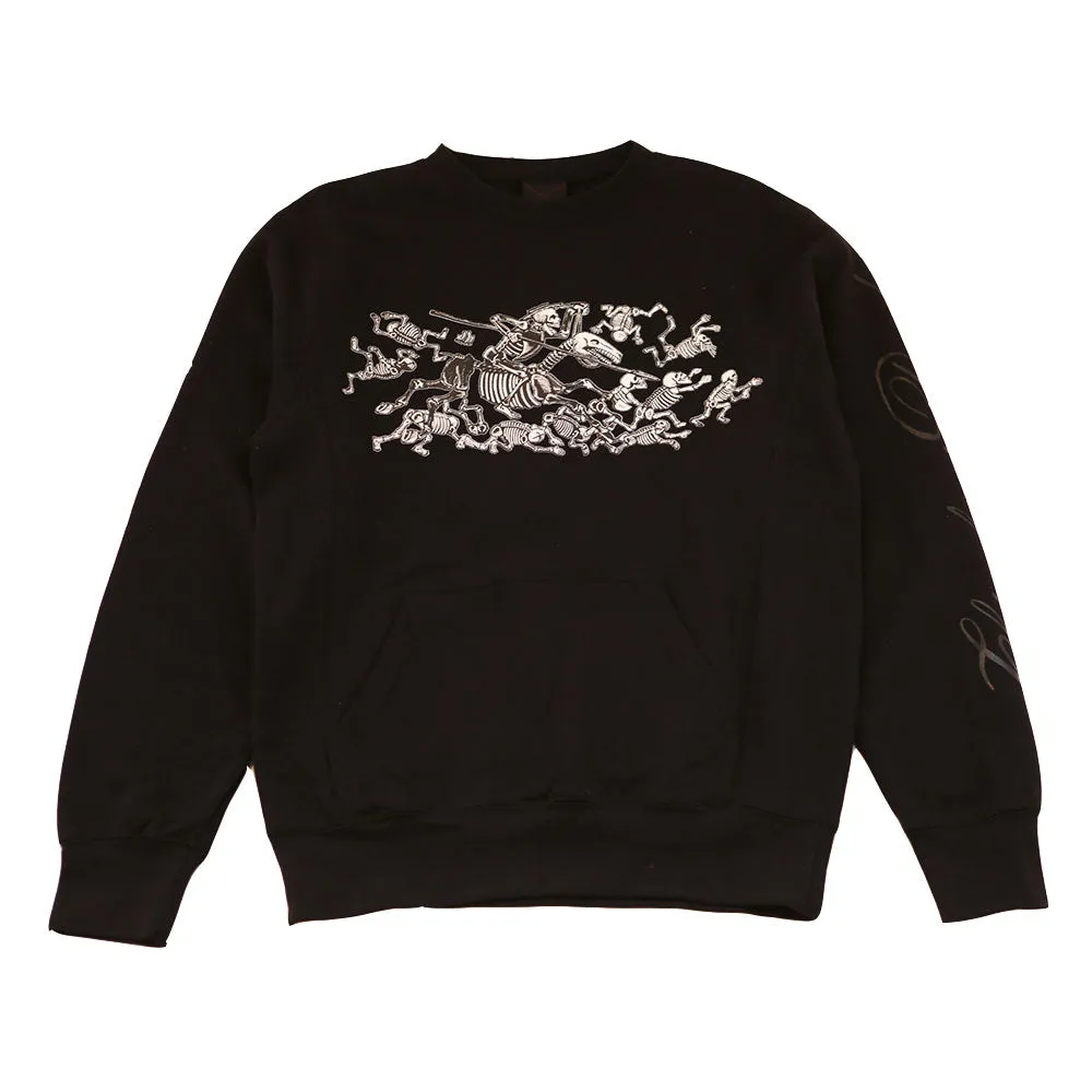 Mens True Chivalry Crewneck Sweatshirt Black