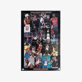 Michael Jordan 'Through The Years' Vintage Poster