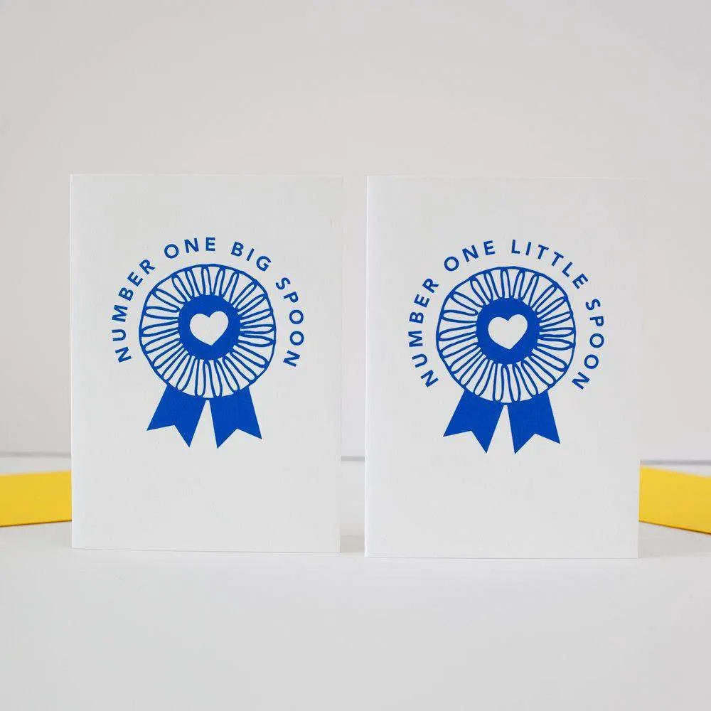 number one big spoon card blue ribbon award