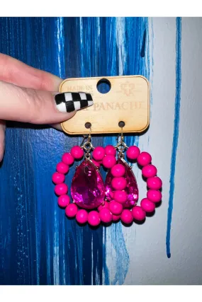 Party Pink Earrings