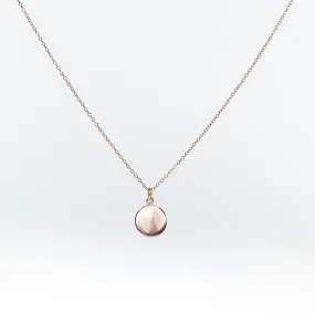 Round Disc Necklace