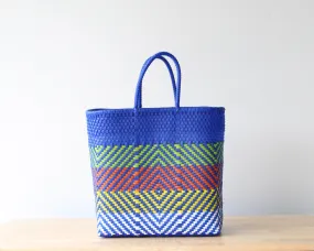 Royal Blue & Colors Tote Bag by MexiMexi