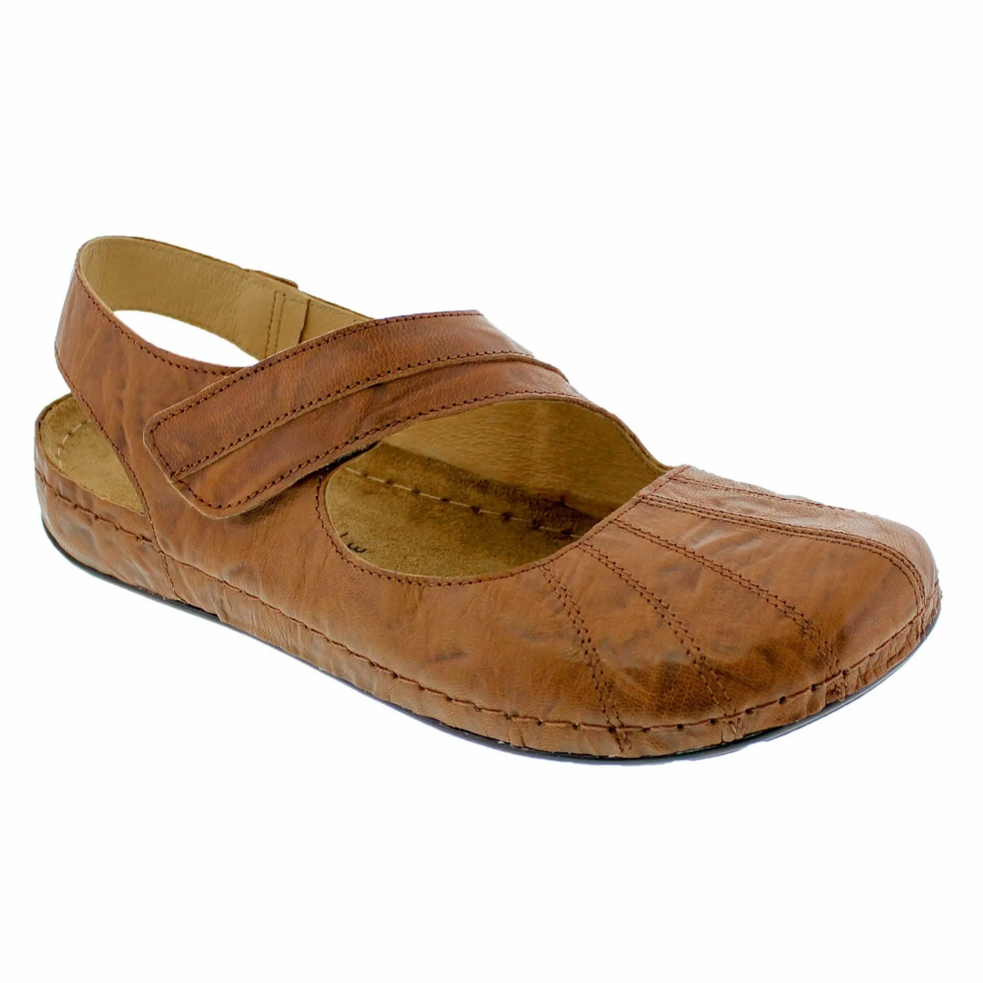 Sanosan Sheryl Clog in Crinkled Leather - CLOSEOUT