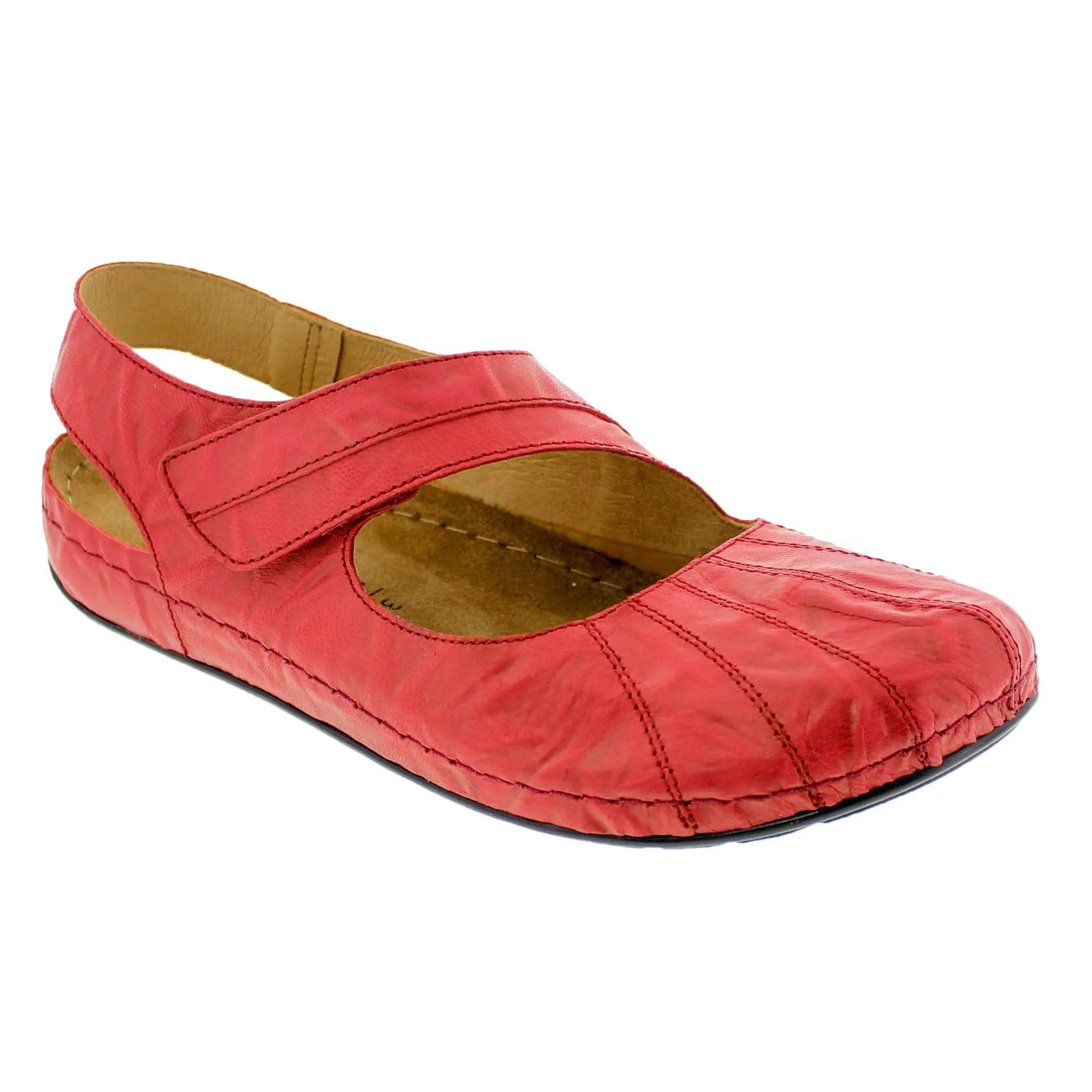 Sanosan Sheryl Clog in Crinkled Leather - CLOSEOUT