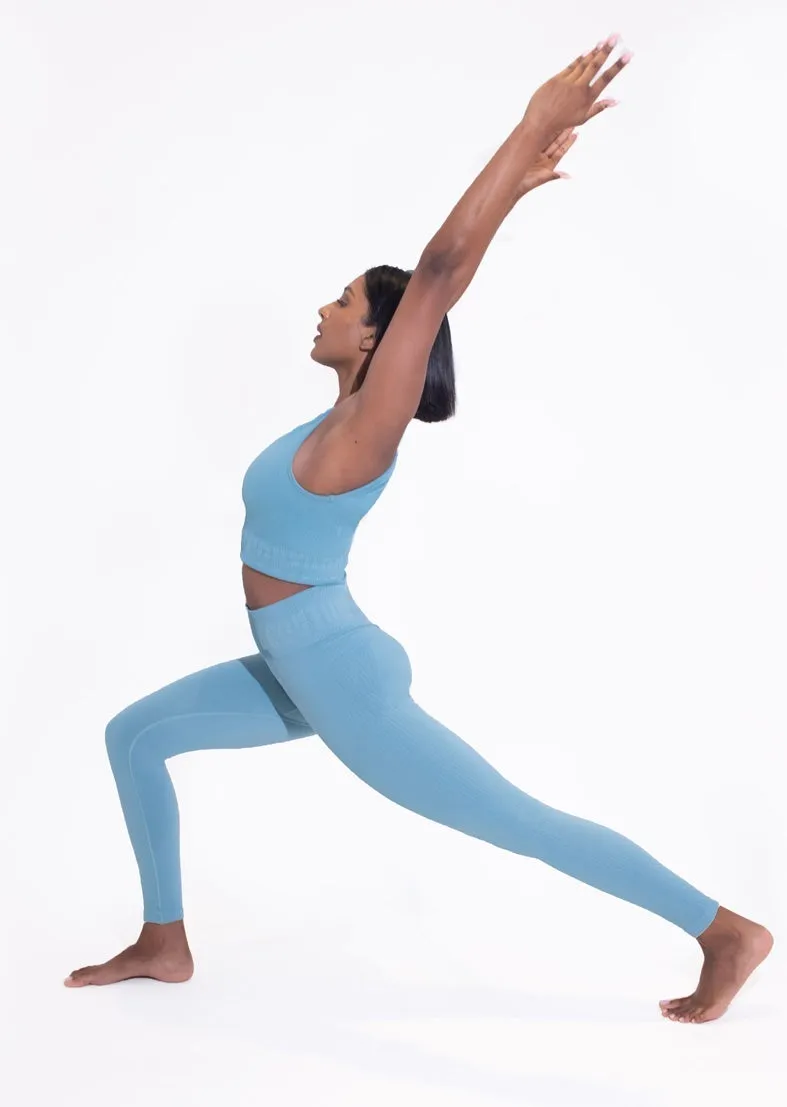 Serenity Seamless Legging Smoke Blue  FINAL SALE