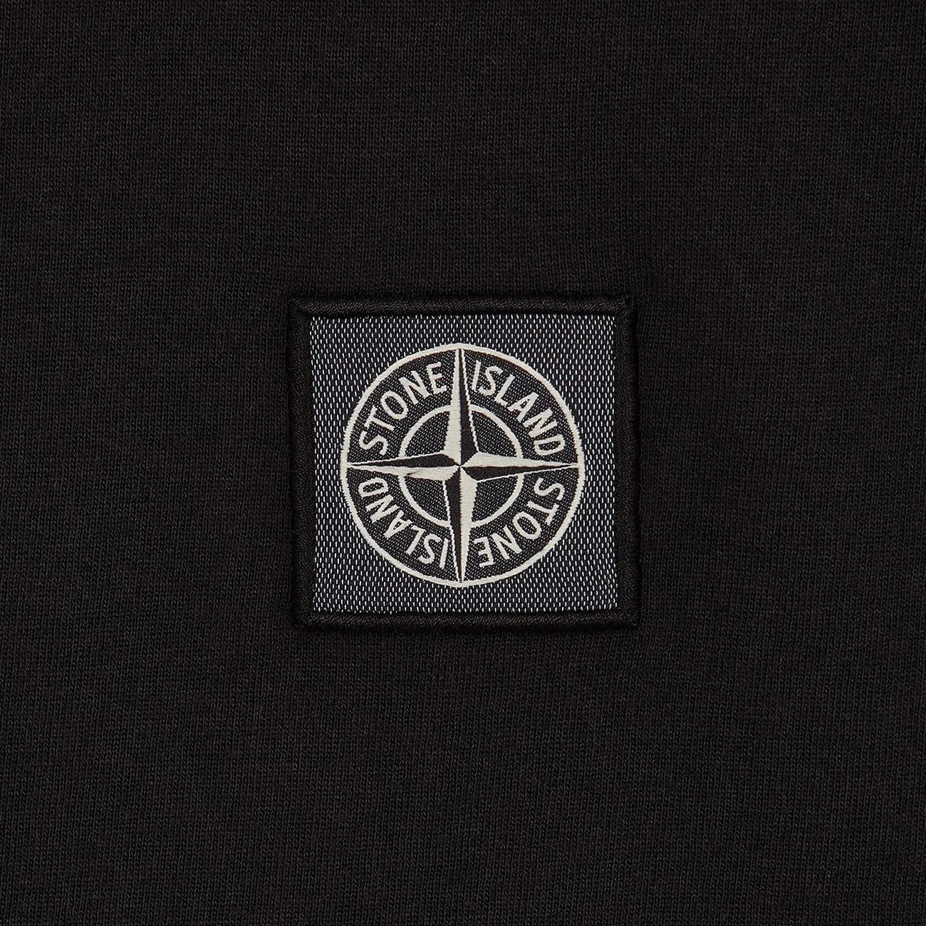 T-Shirt SS Compass Patch Overlock - Black 2979