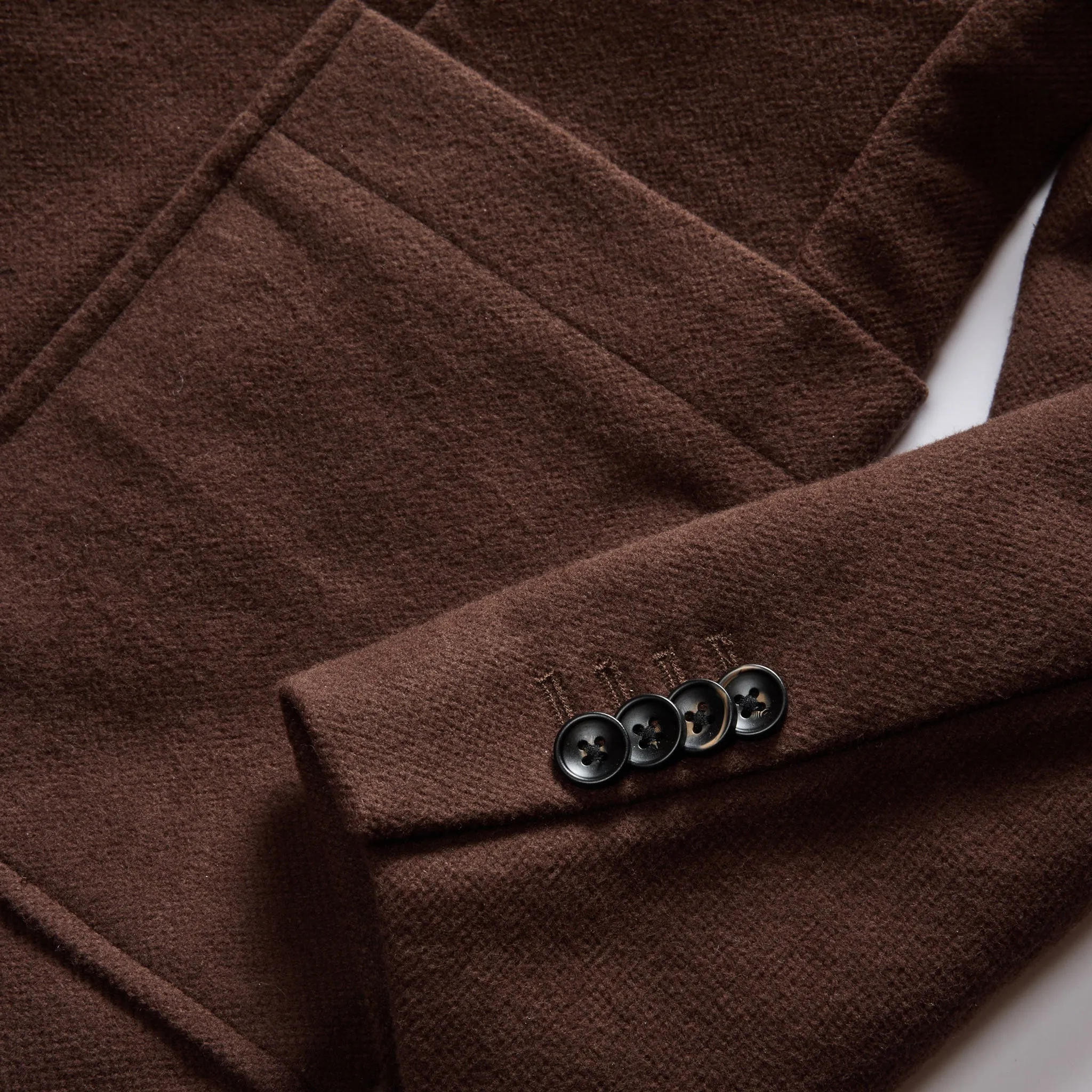 The Sheffield Sportcoat in Dark Chestnut Moleskin