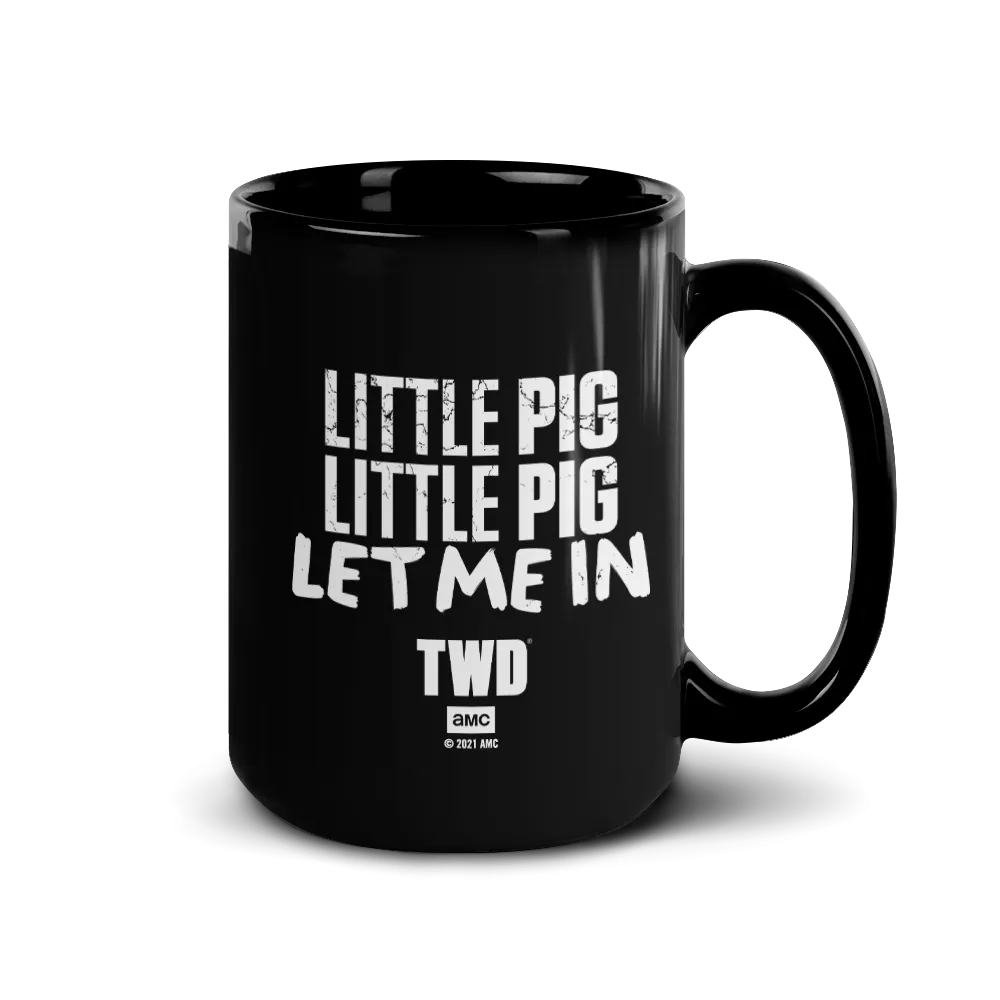 The Walking Dead Negan Little Pig Black Mug