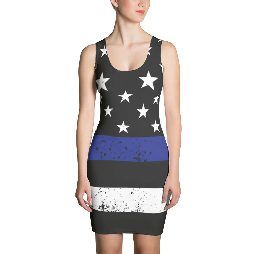 Thin Blue Line Dress